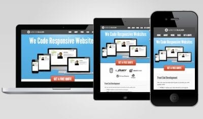 Exemple de site responsive design