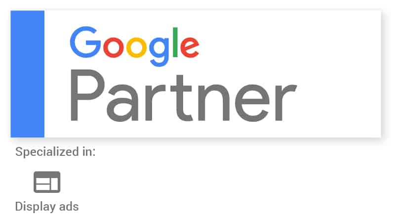 Badge Google Partner AdsearchMedia Montréal