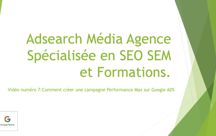Comment créer une campagne performance max sur google ads